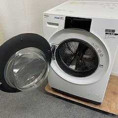 高年式!2022年製! AQUA アクア AQW-DX12N ドラム式洗濯乾燥機 左開き 洗濯12kg/乾燥6kg 中古家電 店頭引取歓迎 yR9577の画像