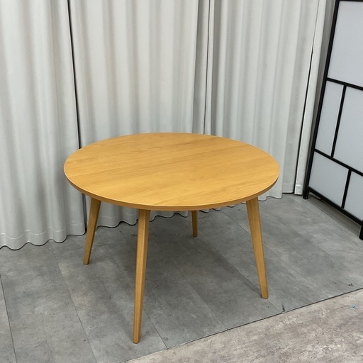 KE-33【新入荷 リサイクル品】ベルメゾン オーク材 集える円形