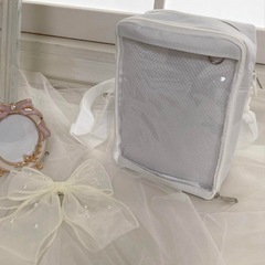  【新品】推し活バッグ 小型サイズ ホワイト 痛バッグ ショルダ...