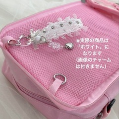  【新品】推し活バッグ 小型サイズ ホワイト 痛バッグ ショルダーバッグの画像