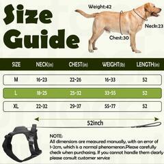 🌈600円より値下げnanashop  犬用ハーネス2 in 1, [オートロック] コントロールハンドル付き犬用胴輪, サイズ調整可能, 犬用首輪, 引っ張り防止 ソフト 通気性 ドッグ 訓練 歩行運動 散歩 しつけ用 中型犬 大型犬 柴犬 秋田犬 L

の画像