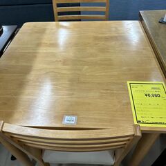 【ジモティ来店特価!!】2人ダイニングセット　ナチュラル　イス×...