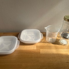 保存容器　計量カップ　保存瓶