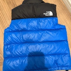 キッズ　ノースフェイス　ダウンベストの画像