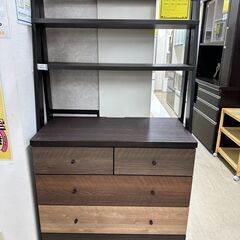 【ジモティ来店特価!!】飾り棚付きチェスト　ニトリ　J-2505129