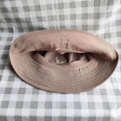 レディース　編み帽子　サイズ５６cm 中古品の画像