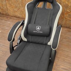 GTPLAYER  ゲーミングチェア ゲーミング座椅子 ファブリック 360°回転 ・ポケットコイル内蔵・アームレスト・165°リクライニング・ランバーサポート・ハイバック の画像