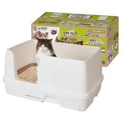 ☆お取引決定☆デオトイレ　ワイド　中古　猫　システムトイレの画像