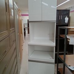★ジモティ割あり★  食器棚 ホワイト W60×D50.2×H2...