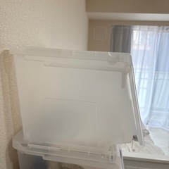 【無料！引取限定】収納ケース 2個セット 箱 の画像