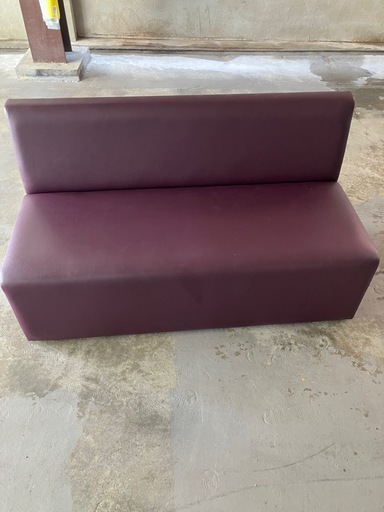 3人掛けソファ　ワインレッド　赤