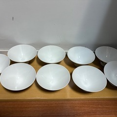 GYP0522 NAGAE China  茶碗9客　昭和レトロ