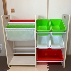 5月限定　MAMENCHI 玩具箱&本棚 