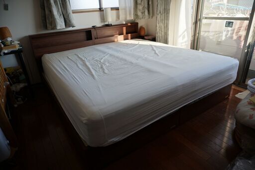 キングサイズベッドフレーム ２個 - FranceBed frame x 2