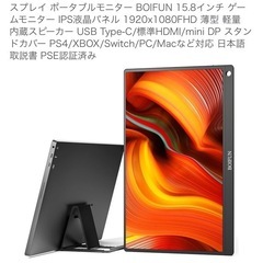 15.8“ モニターの画像
