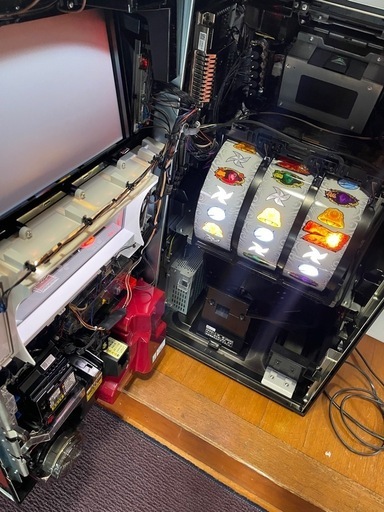 パチスロ実機 甲鉄城のカバネリコイン不要機・イヤホン・家庭用