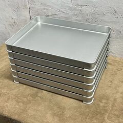 EBM アルミ製 バット 大 40 400×300×40 アルミバット トレー 6個