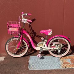 自転車 18インチ ミニーマウス Minnie Mouse 子供 こどもの画像