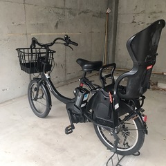 電動自転車 子ども乗せ 子供乗せ ヤマハ PAS Babby un 3人乗り対応の画像