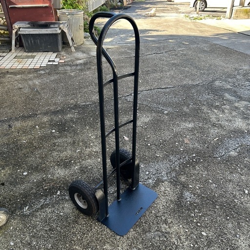 現状　2輪運搬台車　新品チューブ交換済み！ 