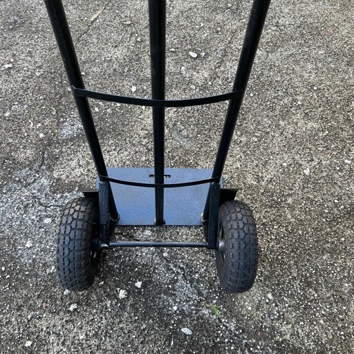 現状　2輪運搬台車　新品チューブ交換済み！ 