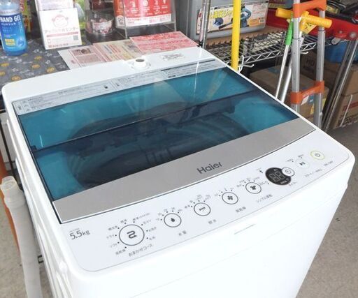 5.5㎏ 洗濯機 2019年製 ハイアール JW-C55A☆ 札幌市 北区 屯田
