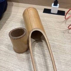 竹の花瓶の画像