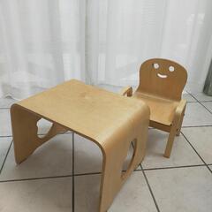 【子供用椅子＆テーブル】キコリの小イス テーブル セット