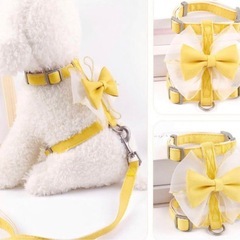 黄色リボン　ハーネス　Mサイズ