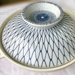 【2個入り/在庫3セット】土鍋 10号 浅型 5～6人用 華山 耐熱鍋 口径約30㎝ 検) 厨房 キッチン 料理 台所 調理 業務用 団体 忘年会 陶器の画像