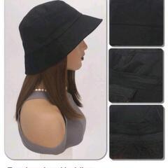 ウィッグつき バケットハット