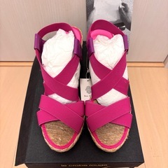 新品　未使用　スペイン　ウエッジサンダル　定価16280円
　の画像