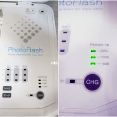 エステツイン　ESTHE TWIN Photo Flash　家庭用美容器　動作良好　光脱毛器　フォトフラッシュ　脱毛&フェイシャル&ボディ　ホームエステの画像