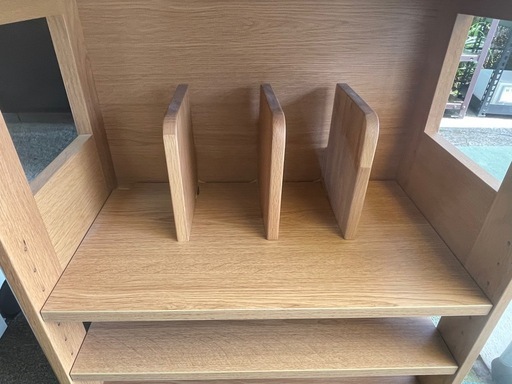 リサイクルサービス八光】幅42.4㎝ ベージュ 木製ランドセルラック