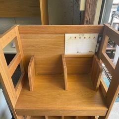 【リサイクルサービス八光】幅42.4㎝　ベージュ　木製ランドセルラックの画像