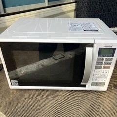 電子レンジ　TOSHIBA　ターンテーブル式　ER-YR16（W...