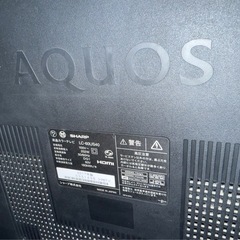  SHARP AQUOS lc-60us40 ６０インチテレビの画像