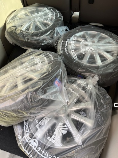 スタッドレスタイヤ　ダンロップwm02 155/65R14 ホイール付き