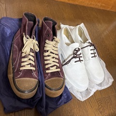 メンズ革の靴2足　【試着のみ】　　