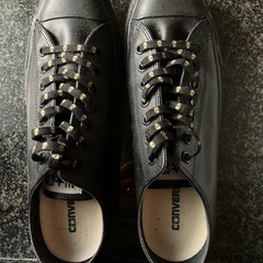 本革コンバースCHUCK TAYLOR 黒29cm