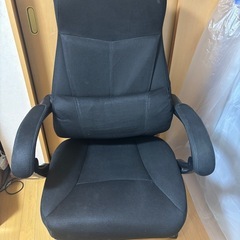 アイリスオーヤマ　椅子 チェア オフィス リクライニング 170度 H-8800F メッシュ ブラックの画像