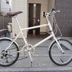 【中古】サイマ　michikusa　自転車　ミニベロ　ホワイト　...