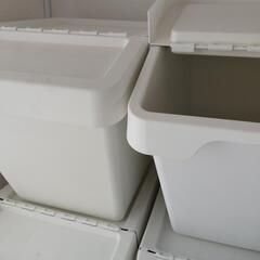 【再募集】イケア　蓋付き収納ケース　大小2個ずつセットで差し上げますの画像