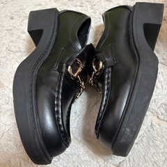 GU ローファー　黒の画像