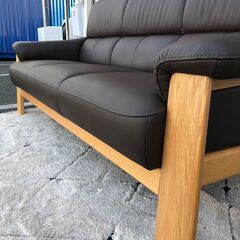 ▼値下げ▼3人掛けソファ いとう EASTWOOD 廃番品 定価30万位 そふぁ ＊配送条件あり🚚自社配送時💳代引き可🚚(現金、クレジット、スマホ決済対応)の画像