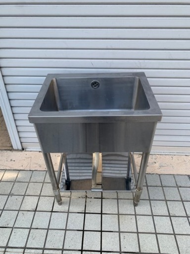 ⑧業務用ステンレスシンク　幅600mm 飲食店