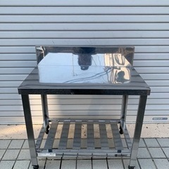⑨業務用ステンレス作業台 幅750mm 飲食店