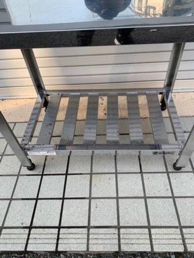 ⑨業務用ステンレス作業台 幅750mm 飲食店