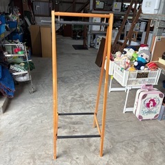 ハンガーラック　木製　コンパクト