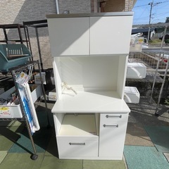 【リサイクルサービス八光】幅78.1㎝　エナメルホワイト　キッチ...